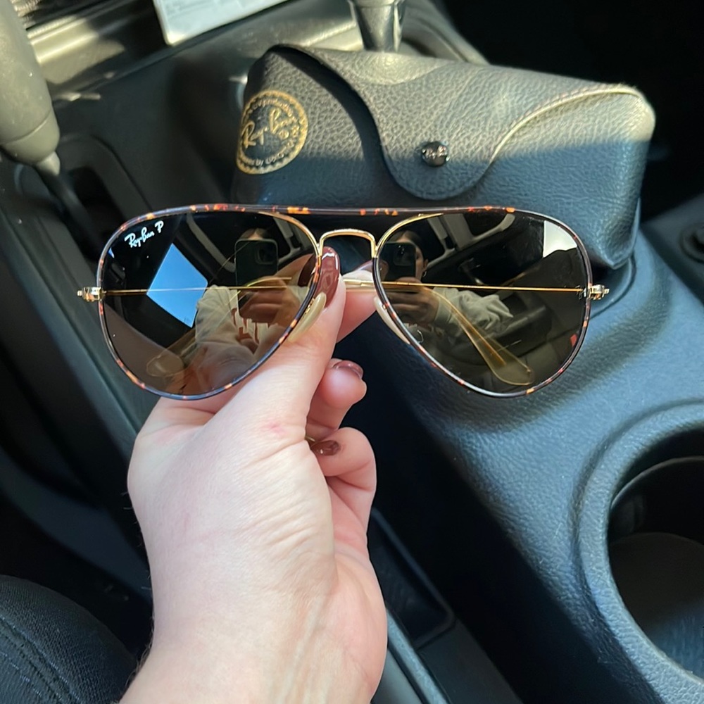 Brown Aviator Classic Rayban Sunglasses
